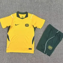 26-27 Australia Home Kids Soccer Jersey
