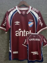 26-27 Club Nacional Brown Red Fans Soccer Jersey