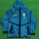2026 World Cup Brazil Green Walkout Jacket (Hooded) #单上衣