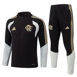 26-27 Flamengo Brown Half Pull Tracksuit #B26020(半拉链)