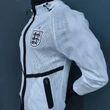2026 World Cup England White Walkout Jacket (Hooded) #单上衣