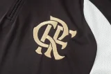 26-27 Flamengo Brown Half Pull Tracksuit #B26020(半拉链)