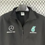 2026 F1 Mercedes Black Racing Windbreaker