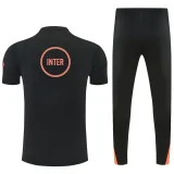 26-27 INT Black Polo Tracksuit (圆领)