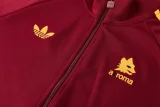 26-27 Roma Brown Red Jacket Tracksuit #01