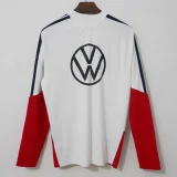 26-27 Germany White Top Half Pull Tracksuit (半拉上衣)