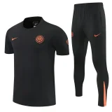 26-27 INT Black Polo Tracksuit (圆领)