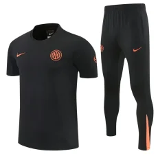 26-27 INT Black Polo Tracksuit (圆领)