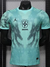 26-27 Brazil Blue Goalkeeper Player Version Soccer Jersey