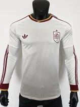 26-27 Spain Away Long Sleeve Player Version Soccer Jersey (长袖球员)