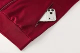 26-27 Roma Brown Red Jacket Tracksuit #01
