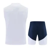 26-27 RMA White Tank top and shorts suit