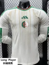 26-27 Algeria Home Long Sleeve Player Version Soccer Jersey (长袖球员)无星