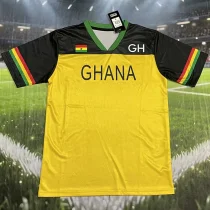 26-27 Ghana Black Yellow Fans Training shirts (GH上截黑)