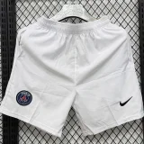 D338 PSG White Casual Short Pants