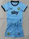 26-27 Ireland Blue Goalkeeper Kids Soccer Jersey