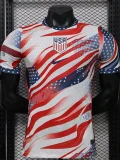 26-27 USA Red Blue Special Edition Player Version Training shirts