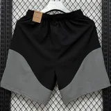 D338 PSG Black gray Casual Short Pants