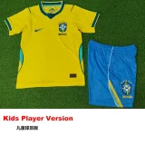 26-27 Brazil Home Kids Player Version Soccer Jersey (球员童装)