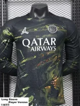 25-26 PSG Jordan Night Edition Long Sleeve Player Version Soccer Jersey (长袖球员)