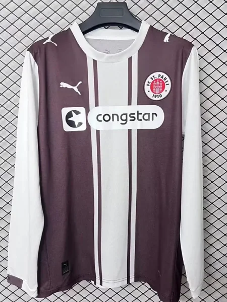 25-26 ST PAULI Special Edition Long Sleeve Soccer Jersey (长袖)