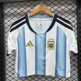 2026 World Cup Argentina Home Women Cheerleader Shirt (女啦啦短袖)