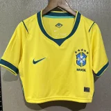 2026 World Cup Brazil Home Women Cheerleader Shirt (女啦啦短袖)