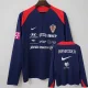 26-27 Croatia Royal blue Top Half Pull Tracksuit (半拉上衣)
