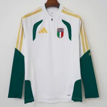 26-27 Italy White Top Half Pull Tracksuit (半拉上衣)