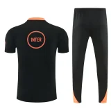 26-27 INT Black Polo Tracksuit (圆领)