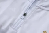 26-27 Italy White Kids Half Pull Tracksuit #E26015(童装)(半拉链)