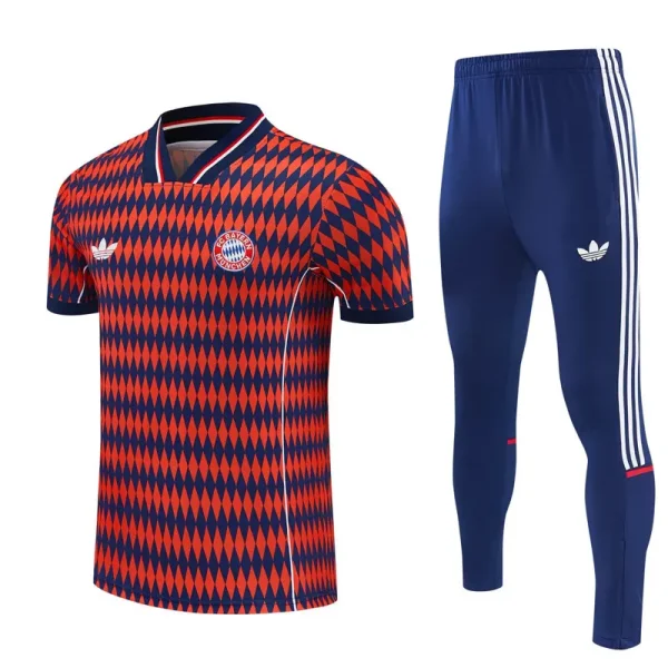 26-27 Bayern Red Polo Tracksuit