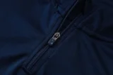 26-27 Spain Royal blue Kids Half Pull Tracksuit #E26024(童装)(半拉链)