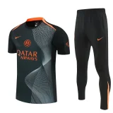 26-27 INT Black Polo Tracksuit (圆领)