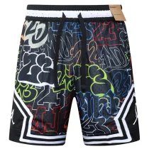 C2527 AJ Black Bastketball Casual Short Pants #烛影红