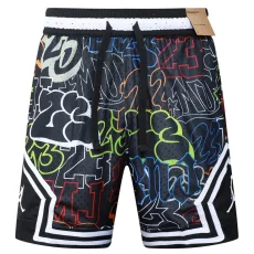 C2527 AJ Black Bastketball Casual Short Pants #烛影红