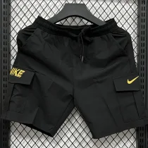 A2633 NK Black Casual Short Pants