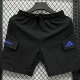 A2635 AD Black Casual Short Pants
