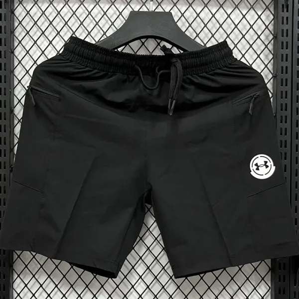 A2636 UA Black Casual Short Pants