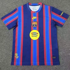 25-26 BAR Blue Red Training shirts (中间标)