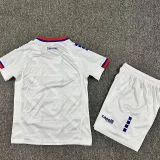 26-27 Cape Verde Away Kids Soccer Jersey
