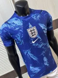 26-27 England Blue Goalkeeper Player Version Soccer Jersey