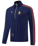 26-27 Roma Royal blue Half Pull Windbreaker (半拉风衣)