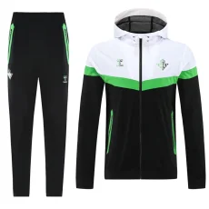 25-26 Real Betis Black White Windbreaker Suit (Hoodie)(风衣套装)