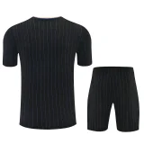 25-26 Man Utd Black Training Short Suit