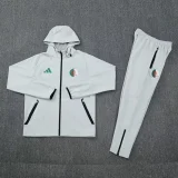 25-26 Algeria Gray Windbreaker Suit (Hoodie)(风衣套装)