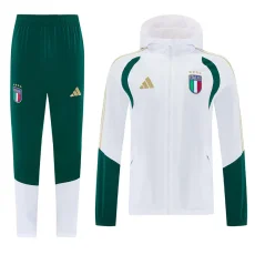 25-26 Italy White Windbreaker Suit (Hoodie)(风衣套装)