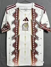 26-27 Mexico White Brown Special Edition Fans Training shirts