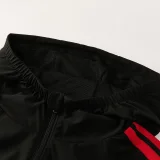 25-26 Belgium Black Windbreaker Suit (Hoodie)(风衣套装)