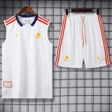 26-27 Roma White Tank top and shorts suit